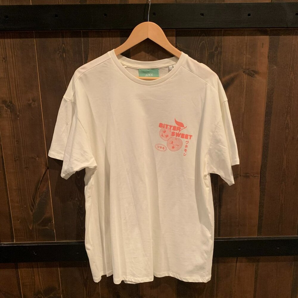 JJXX Women's 100% Cotton Short Sleeve Tee Size L NWT!